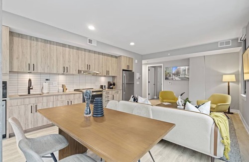 Navy Yard Apartment | 2 Units | Modern Urban Space | Kitchen & Rooftop View | Access to DC's Top Spots
