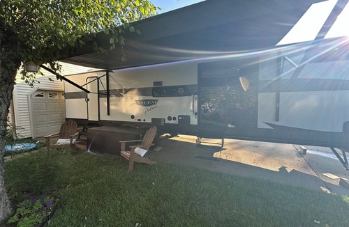 Virginia Beach House | 2024 Forest Rive Salem 36 foot camper To book this you need a campsite
