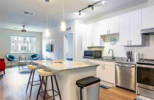 Downtown Baltimore Apartment | 210 · King Bed|🧑‍🦽accessible|UMMC|Free parking|We love 🐕🐈
