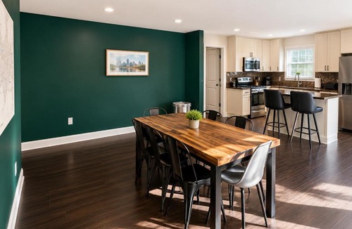 Charlotte House | 3BR Home w Yard & WiFi Sleeps 10