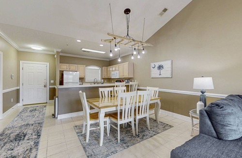Central Myrtle Beach Condo | 3rd floor condo w/balcony, W/D, pool, close to beach & golf
