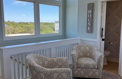 Carova Beach House | 4x4 OBX Beach House with pool & hot tub, horses, steps to the beach!