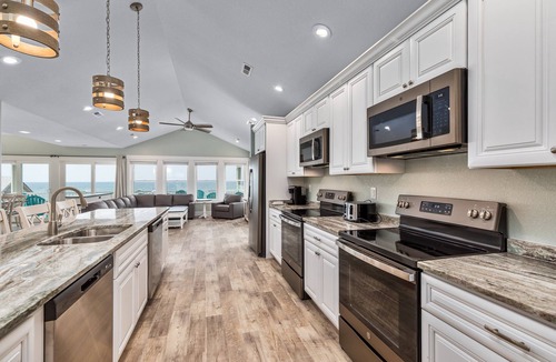 Nags Head House | 5450- Wench's Pad 3, Spacious Oceanfront Nags Head Home with Private Pool!