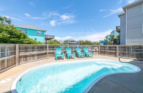 Ocean Sands House | A Salty Piece of Land - Corolla, Ocean Sands, Pool, Hot Tub, Ocean View, 100 Yards to Beach