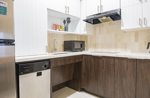 Lafayette Apartment | Accessible King Studio | Hearing-Assist Tub
