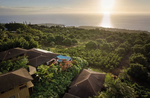 Honalo House | 🌺 Aolani Coffee Cottage | Private Hot Tub + Ocean Views AC