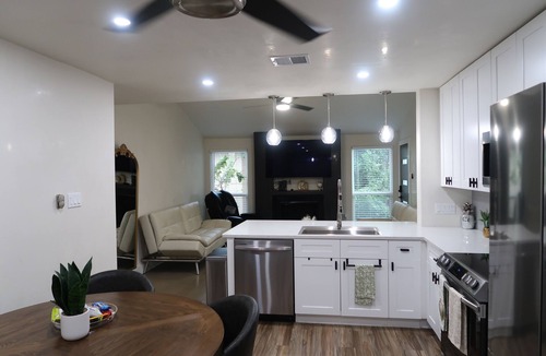 North Austin Civic Association House | Austin 2-bedroom house near Q2 Stadium, Domain, & F1