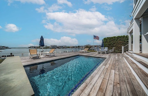 Avalon House | AVALON Bay Front Home with pool, decks and dock. Spacious 5-bedroom, 4.5 bath