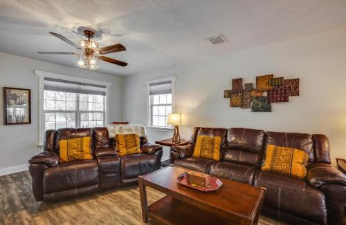 Conroe House | Backyard, Deck & Fire Pit: Conroe Getaway