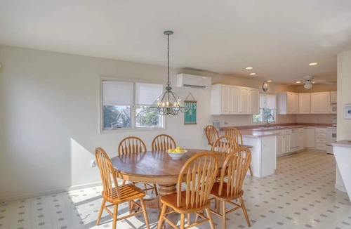 Broadkill Beach House | "Beach Haven", beachfront house on Broadkill Beach, DE with new deck and sunroom
