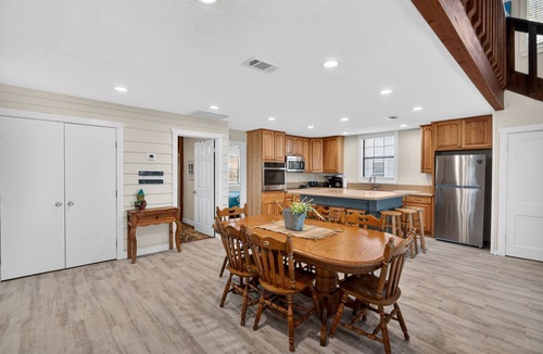 Freeport House | BEACHFRONT! FIRST ROW! Stunning ocean views from two levels of decks.