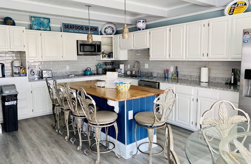 North Myrtle Beach House | Beautiful home on the channel in Cherry Grove with POOL and Hot Tub