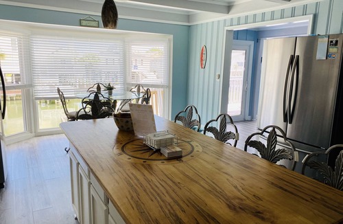 North Myrtle Beach House | Beautiful home on the channel in Cherry Grove with POOL and Hot Tub