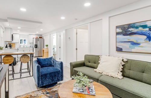 Folly Beach House | Beautiful home one block from the beach with terraces, two kitchens, & fast WiFi