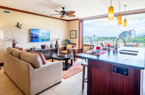 Ko Olina Condo | Beautiful Ocean View Sunsets from Your Lanai (B608)