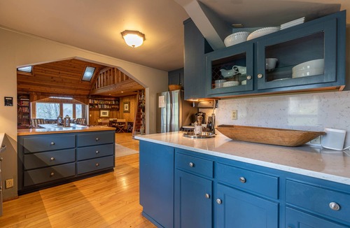 Banner Elk House | Beech Haven 6br 5ba with Huge Yard, Tennis Court, Creek & Pond, and Much More