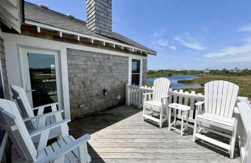 Ocracoke House | Beyond Buxton: Dog friendly, casual comfort, decks, marsh views.