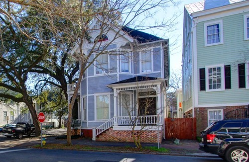 Savannah Victorian District House | Big Blue House - Both Units - Near Forsyth Park - Sleeps 14