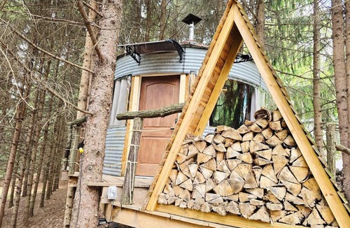 Smithsburg House | Bin There Treehouse, a grain bin treehouse!