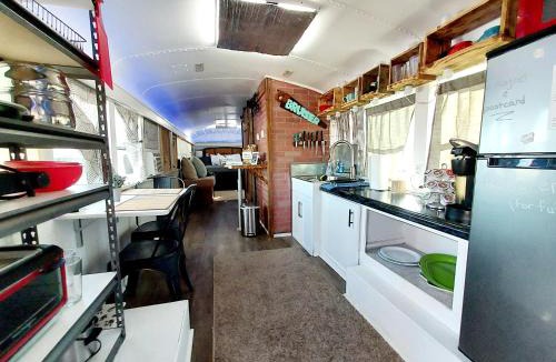 West Monroe House | Bruiser Cozy Riverfront School Bus Pet Friendly