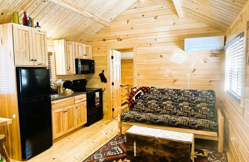 Frank Cabin | Buck Hill Campground Tiny Home Cabin #2