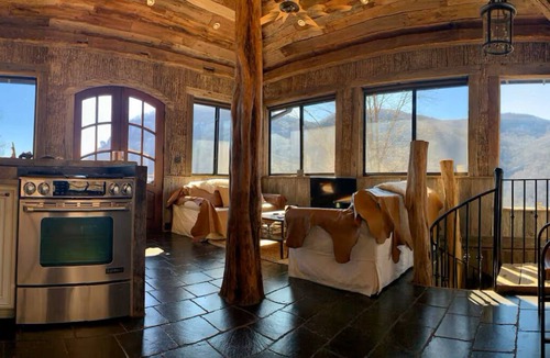 Chimney Rock Cabin | Cabin w/private Waterfalls-Views-Hot Tub-Fire Pit!
