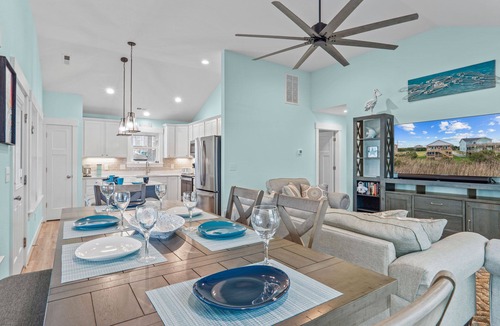 Frisco House | Canalfront Dog Friendly w/Hot Tub, Private Boardwalk, Media Room