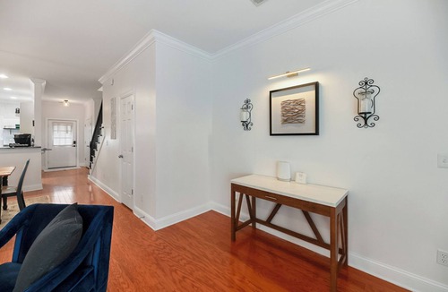 North Charleston House | Charming 3-bedroom townhome Near Historic Downtown + Balcony + Lake Access