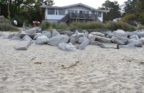 Point Lookout House | 🏖Chesapeake Bay Retreat – Private Beach Fire Pit WiFi 2 Homes in 1