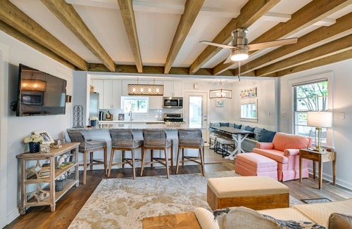 Myrtle Beach House | Chic Historic Myrtle Beach Cottage: Steps to Beach