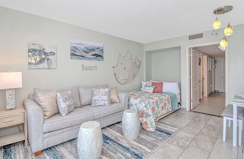 Crescent Beach Resort | Coastal Beachfront Paradise! Resort Style Amenities with a BRAND NEW KITCHEN!