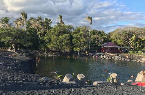 Kehena House | Coconut Palms Vacation Rental near lava fields and beaches