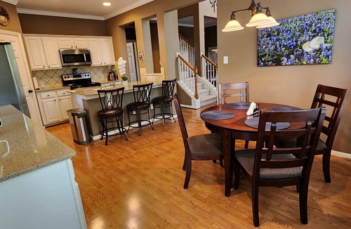 Alden Bridge House | Comfortable, spacious townhome on quiet street. Master on main floor.