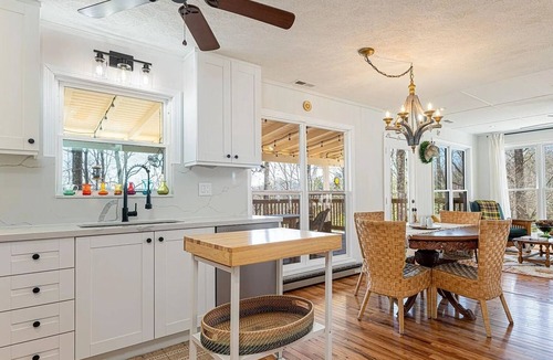 Mills River House | Cozy and Private Mountain Escape 1 Mile to Trails Fire Pit + Views Hot Tub