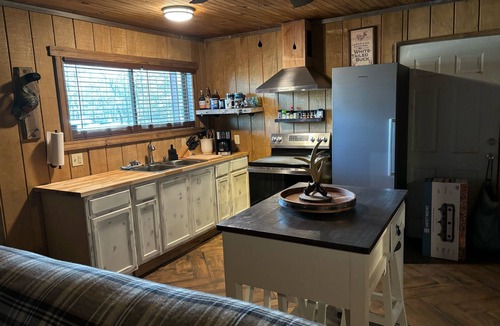 Rupert Cabin | Cozy cabin with WiFi and AC in charming Butler Private getaway on large acerage