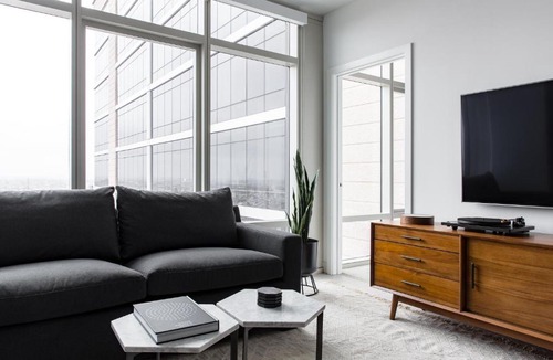 Midtown Village Apartment | Creative 2BR Downtown w/ Game Room