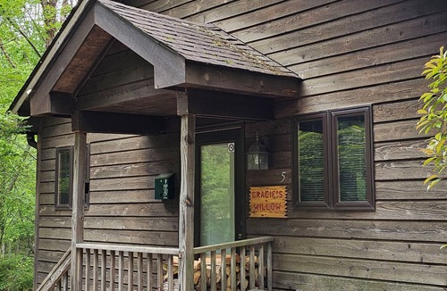 Skyland Cabin | Cute lil cabin w/hottub overlooking the trout pond