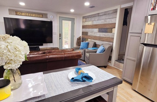 Carrabelle House | Deepwater Lighted Dock Sunrise Views Boat and Trailer Parking Sleeps 6
