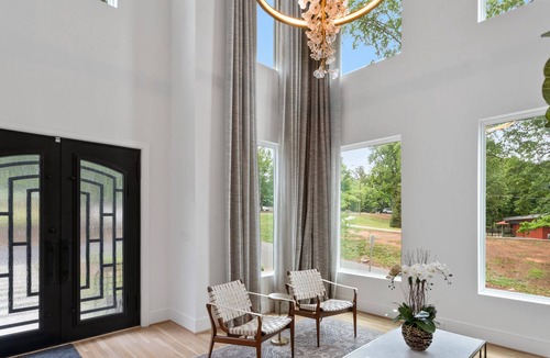 Villa Heights House | Designer Custom Home w/ Skyline Views