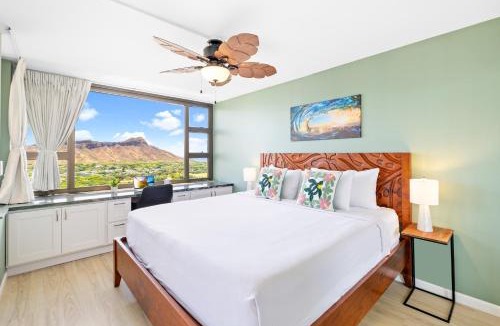 Waikiki Apartment | Diamond Head Dreams Beach Condo with Ocean View!