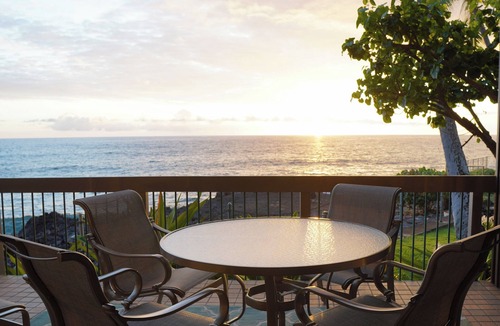 Keauhou Condo | Direct Oceanfront Condo. Kanaloa at Kona Resort. 3 pools. Central A/C.