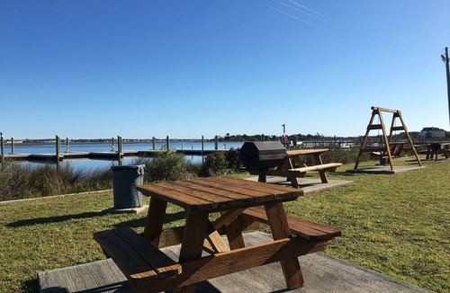 Atlantic Beach Condo | Direct Sound Water View and Beach Access Kitchen Pool
