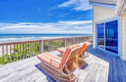 Avon House | Doc Holiday 126:Dog Friendly, Oceanfront, Pool, Hot Tub, Sunrise View