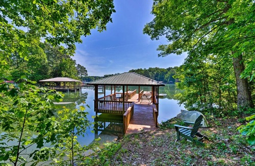 Mayhew House | Dock & Pavilion! Lake Norman Retreat on Quiet Cove