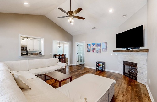 Calabash House | Dog-friendly coastal home with lovely patio, pool, & games - near beaches & golf