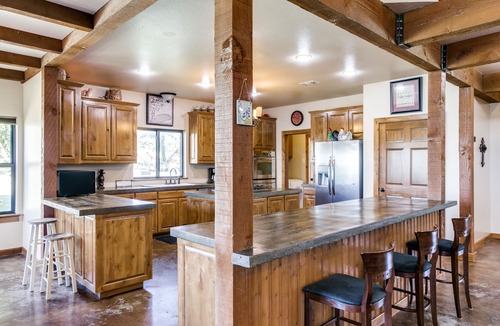Whitney House | Dog-friendly home with Lake Whitney views, fireplace, deck & AC - near boat ramp