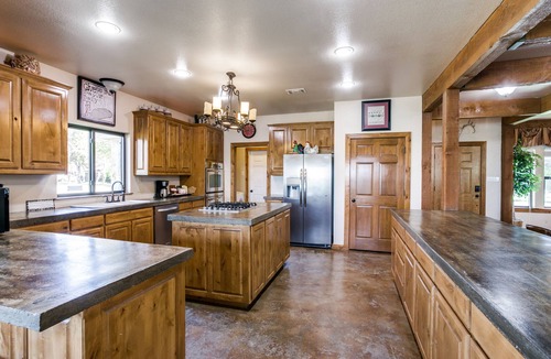 Whitney House | Dog-friendly home with Lake Whitney views, fireplace, deck & AC - near boat ramp