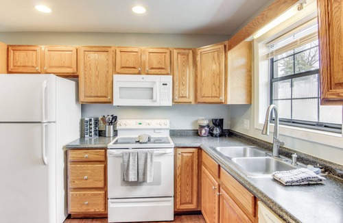 Mills River House | Dog-Friendly Mills River Townhome: Fire Pit, Yard!