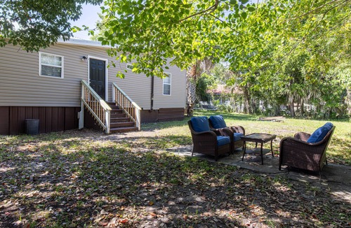 Lake City House | Downtown three bedroom house with game room and outside lounge area.