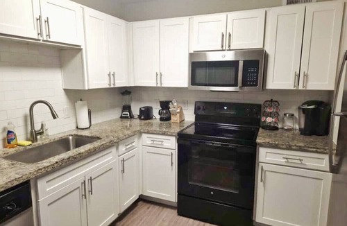 Astrodome Apartment | Earthy 3Bed 2Bath Apt at 5 min walk to NRG stadium